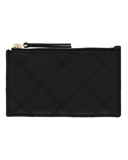 Tory Burch Black Paper Holder "Fleming"
