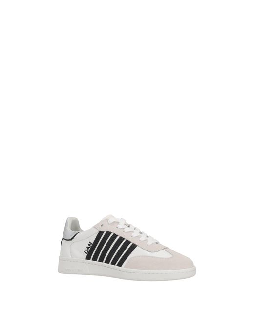 Baskets basses à lacets DSquared² en coloris White
