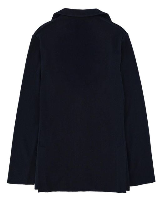 Lardini Blue Single Breasted Jacket With Pin