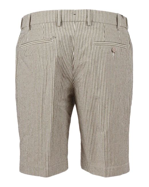 Berwich Gray Ber_Muda Elax Pants Cotton Polyamide Elastane Bermuda Short for men