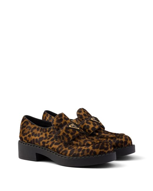Prada Brown 50Mm Chocolate Loafers