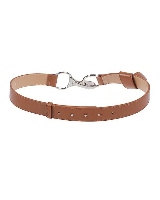 Liviana Conti Brown Carabiner Knot Belt