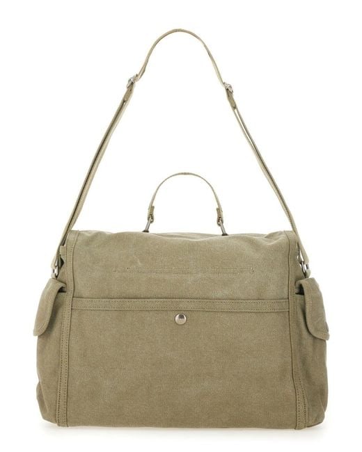 A.P.C. Metallic Shoulder Bag With Logo for men