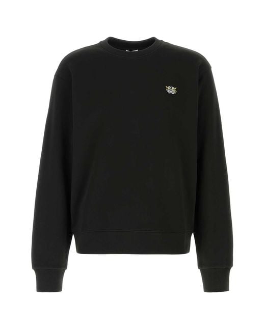 KENZO Black Cotton Sweatshirt for men