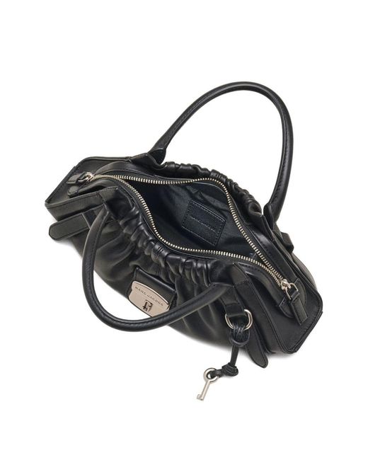 Marc Jacobs Black Lamb Leather Shoulder Bag