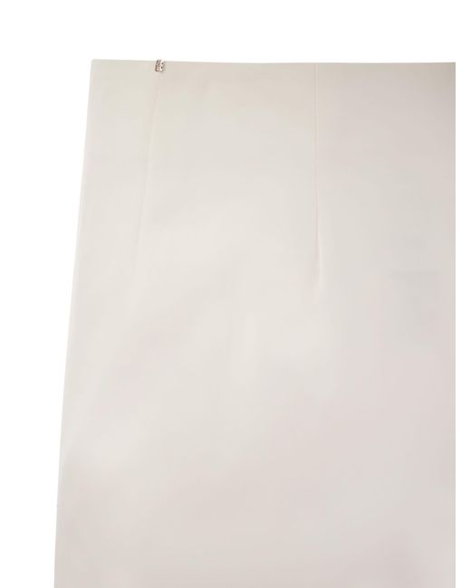 Accord1234 Longuette con hendidura diagonal Sportmax de color White