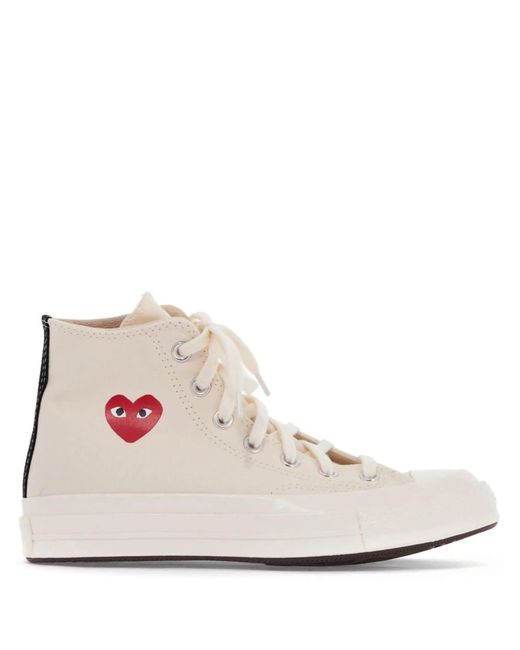 COMME DES GARÇONS PLAY White Ct70 Hi Top Small Heart