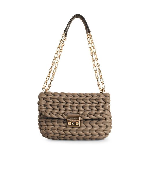 MICHAEL Michael Kors White 'Tribeca' Shoulder Bag