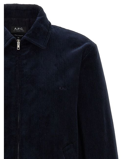 A.P.C. 'gilles' Jas in het Blue voor heren