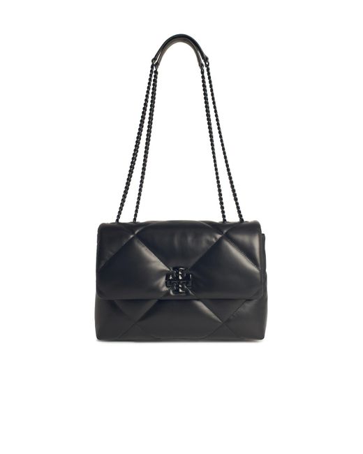 Tory Burch Medium 'kira' Black Lear Bag