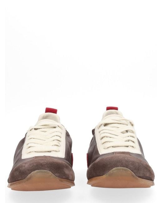 Uma Wang Brown Leather Sneaker for men