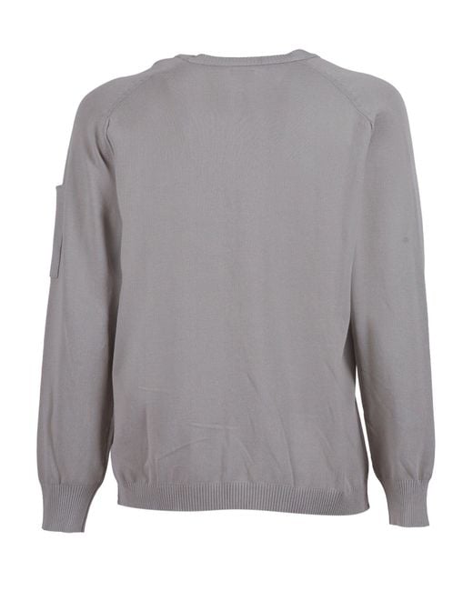 C P Company Gray Knitwear Crew Neck