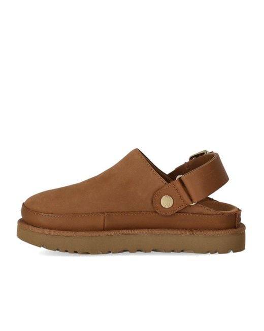 Ugg Brown Goldenstar Villa Chestnut Clog