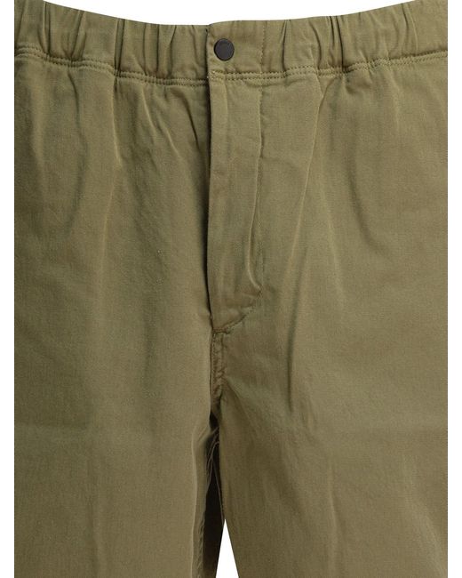 Norse Projects Noorse Projecten Ezra Ontspannen Biologische Stretch Twill Short in het Green voor heren