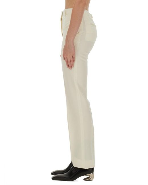 Jil Sander Natural Wool Pants