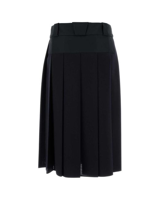 Prada Black Skirts