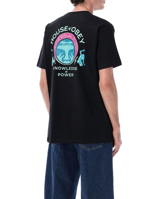 Obey Black T Shirts And Polos for men
