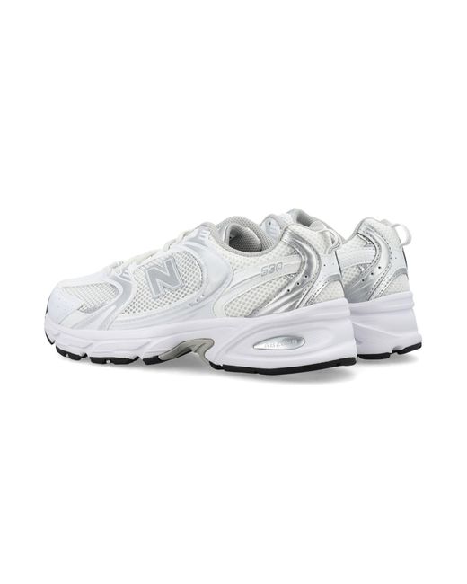 New Balance White 530 Sneakers