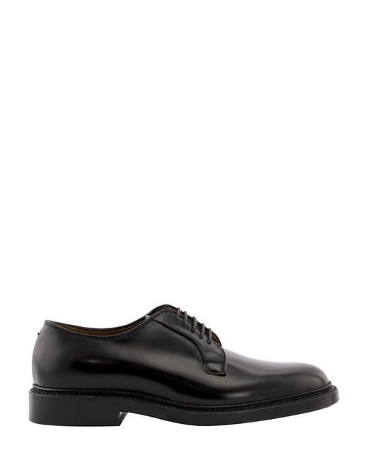 Alden Black 9901 Plain Toe Blucher for men