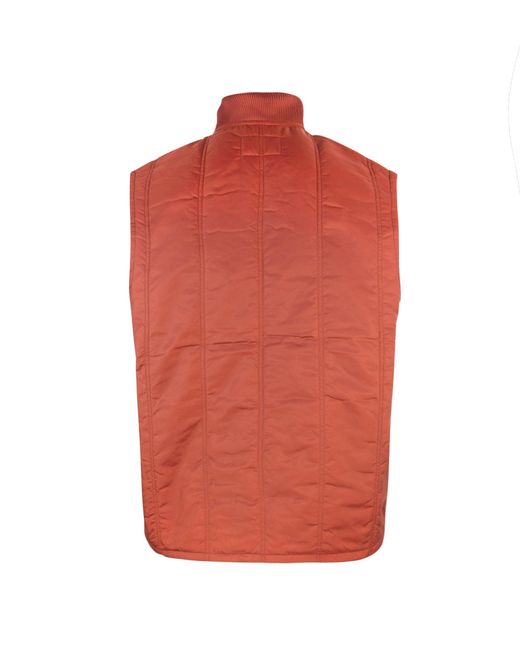 Carhartt Orange Giubbino Smanicato Lachlan Liner Vermillion