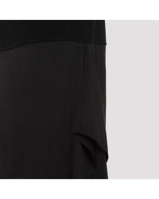 Jil Sander Rokken ,Zwart ,Wol Asymmetrische Rok in het Black