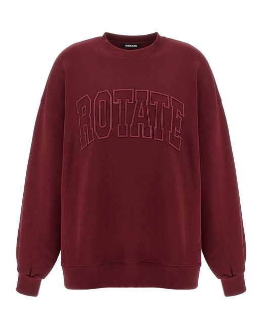 ROTATE BIRGER CHRISTENSEN Roteer Birger Christensen 'heavy Sweat' Sweatshirt in het Red