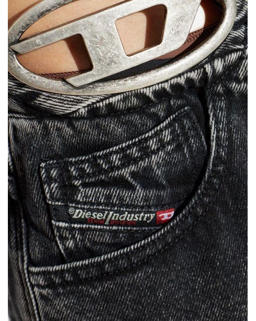 DIESEL Black Logo Shorts