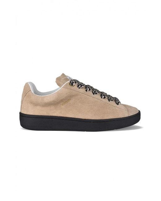 Lanvin Multicolor Suede Lite Curb Sneakers for men