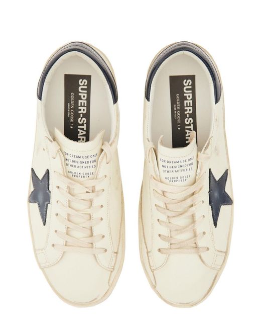 Golden Goose Deluxe Brand Natural Leather Super-Star Classic Sneakers