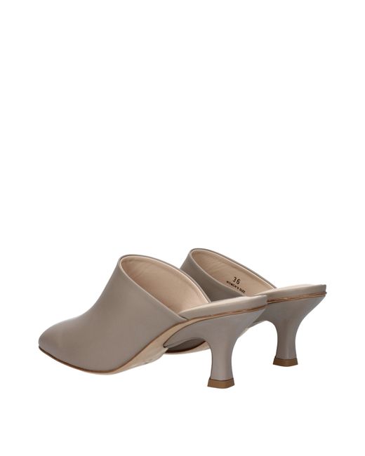 Tod's Gray Sandals Leather/Dust