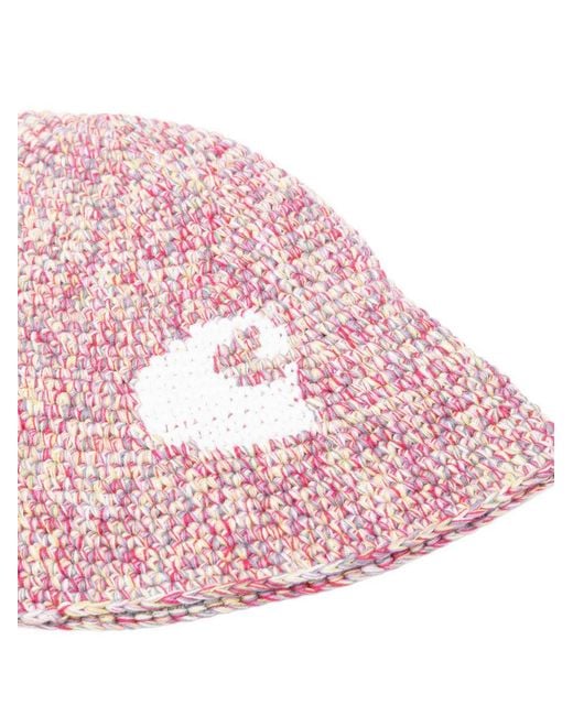 Carhartt Pink Eyes Cotton Beanie for men