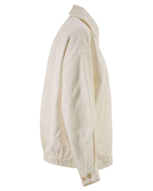 Polo Ralph Lauren White Double Sided Cotton Jacket
