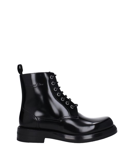 Dior Black Leather Boots for men