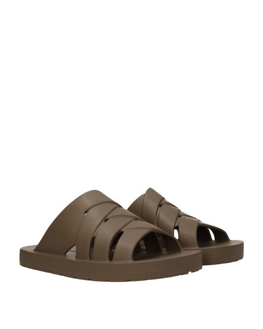 Bottega Veneta Brown Sandals And Clogs/Liana Rubber