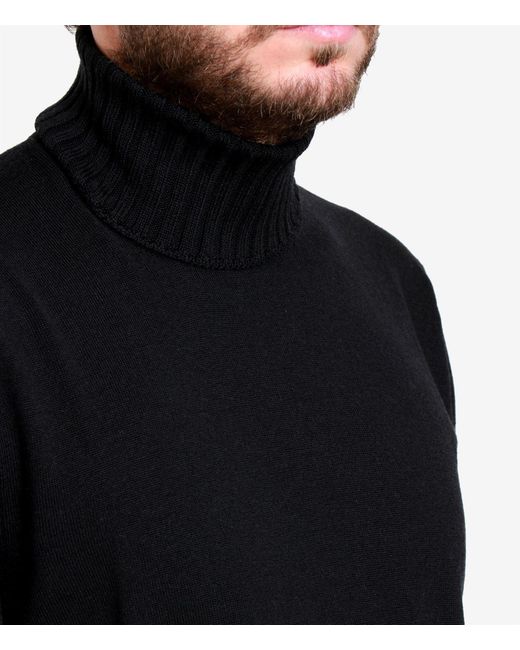 Gran Sasso Black Sweaters for men