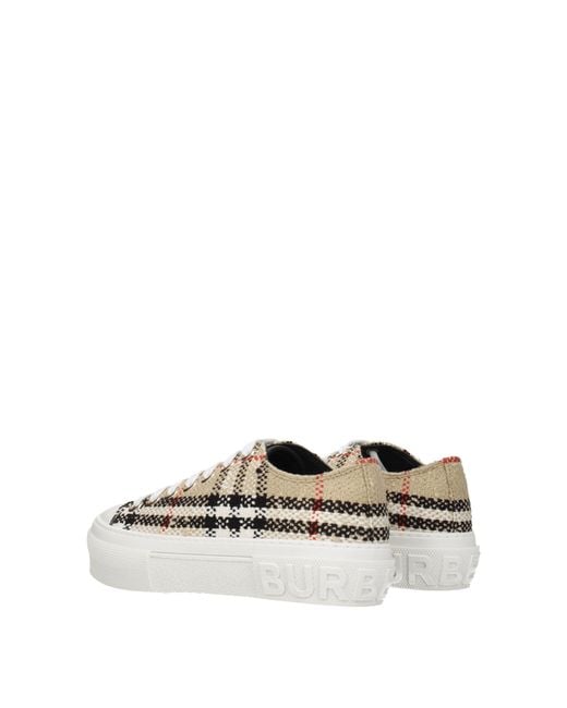 Burberry Multicolor Check Wool Sneaker