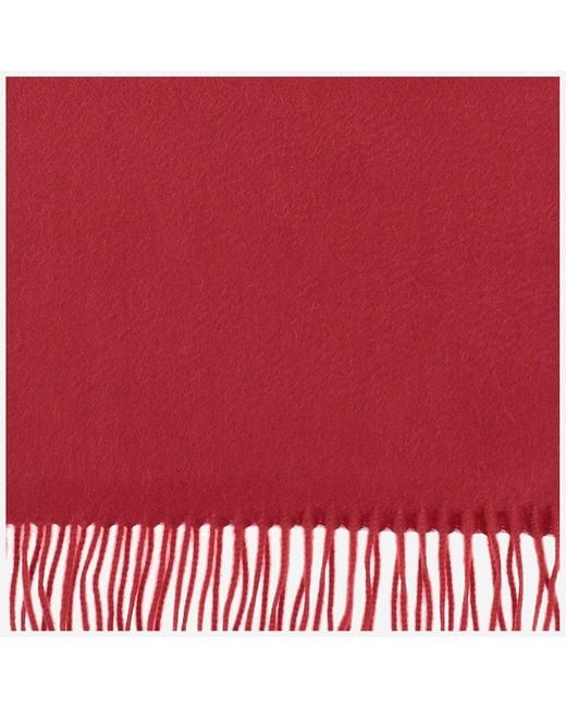 Alex Begg Red Cashmere Scarf for men