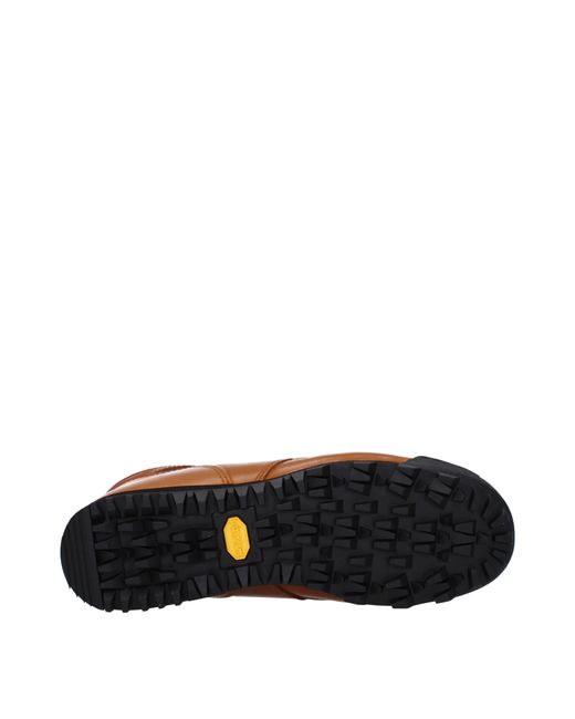 New Balance Brown Stivaletti Uomo Pelle Marrone for men