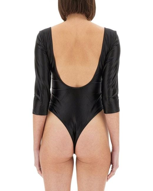 Versace Jeans Couture Body "garantie Logo" in het Black