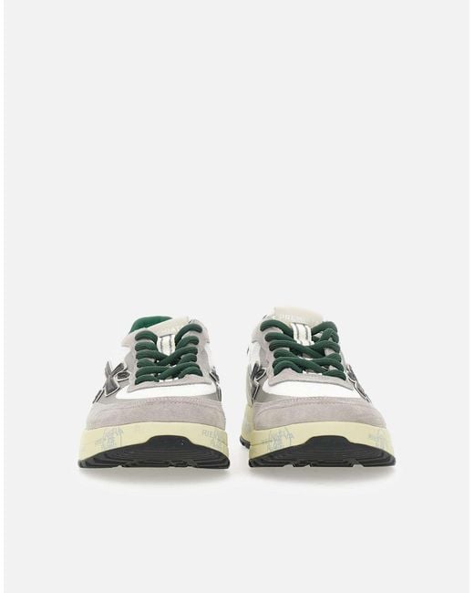 Premiata White Nous7231 Sneakers for men