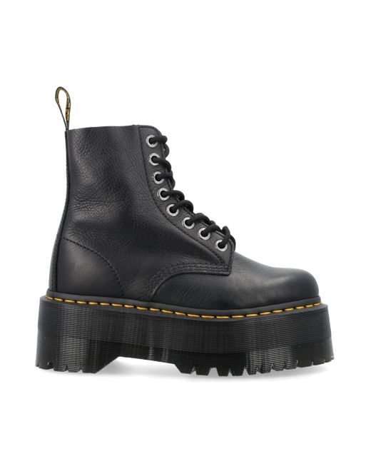 Dr. Martens Black 1460 Pascal Max Leather Platform Boots