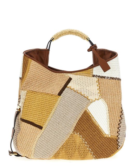 Moschino 'handle Me' Handtas in het Metallic