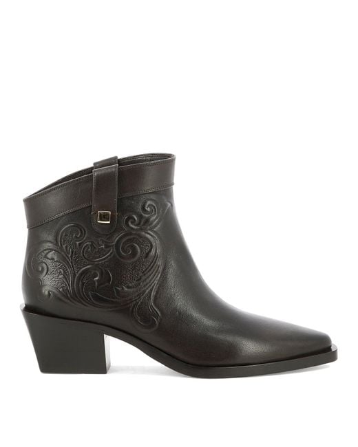 Skorpios Brown Alexandra Cordoba Ankle Boots