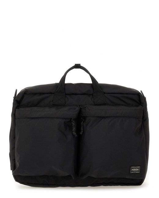 Porter-Yoshida and Co Black Mini Briefcase for men