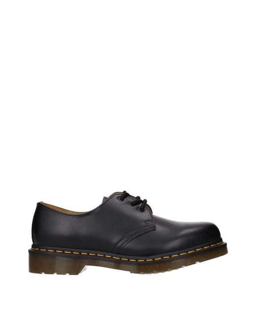 Dr. Martens Black Dr. Martens Derby 1461 Leather