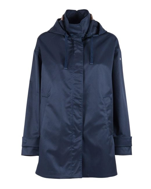 DUNO Blue Short High Collar Jacket