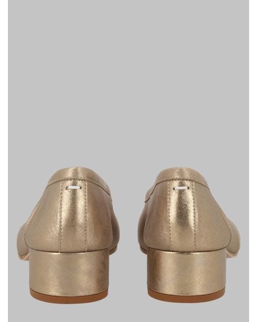 Maison Margiela Brown Stylish Leather Flats For