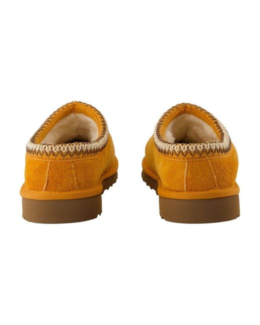 M Tasman Suede Shaggy Mules en cuir orange Ugg en coloris Brown
