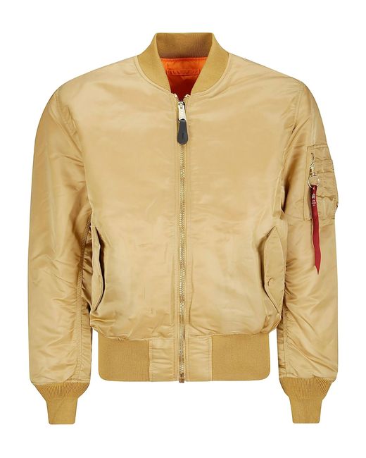 Alpha Industries Natural Ma 1 Heritage Bomber Jacket