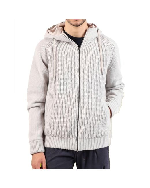 Herno White Reversible Bomber Jacket for men